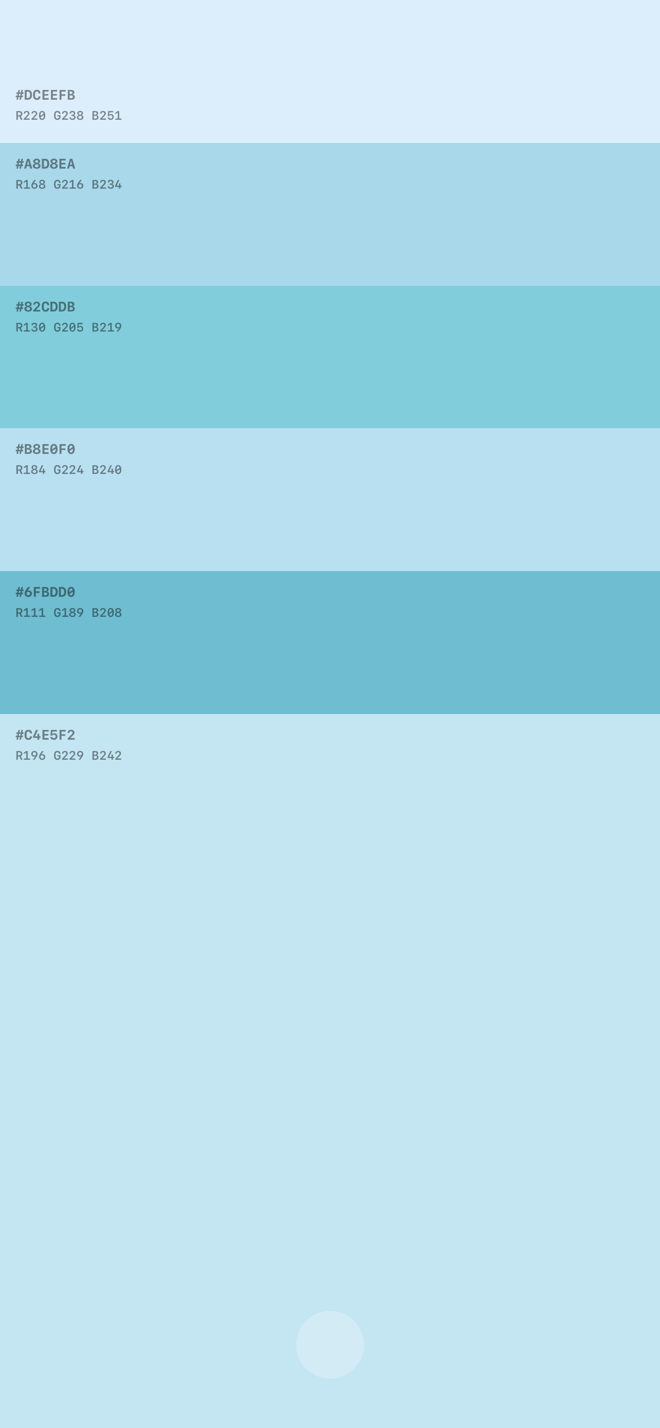 A Book of Colors app screenshot