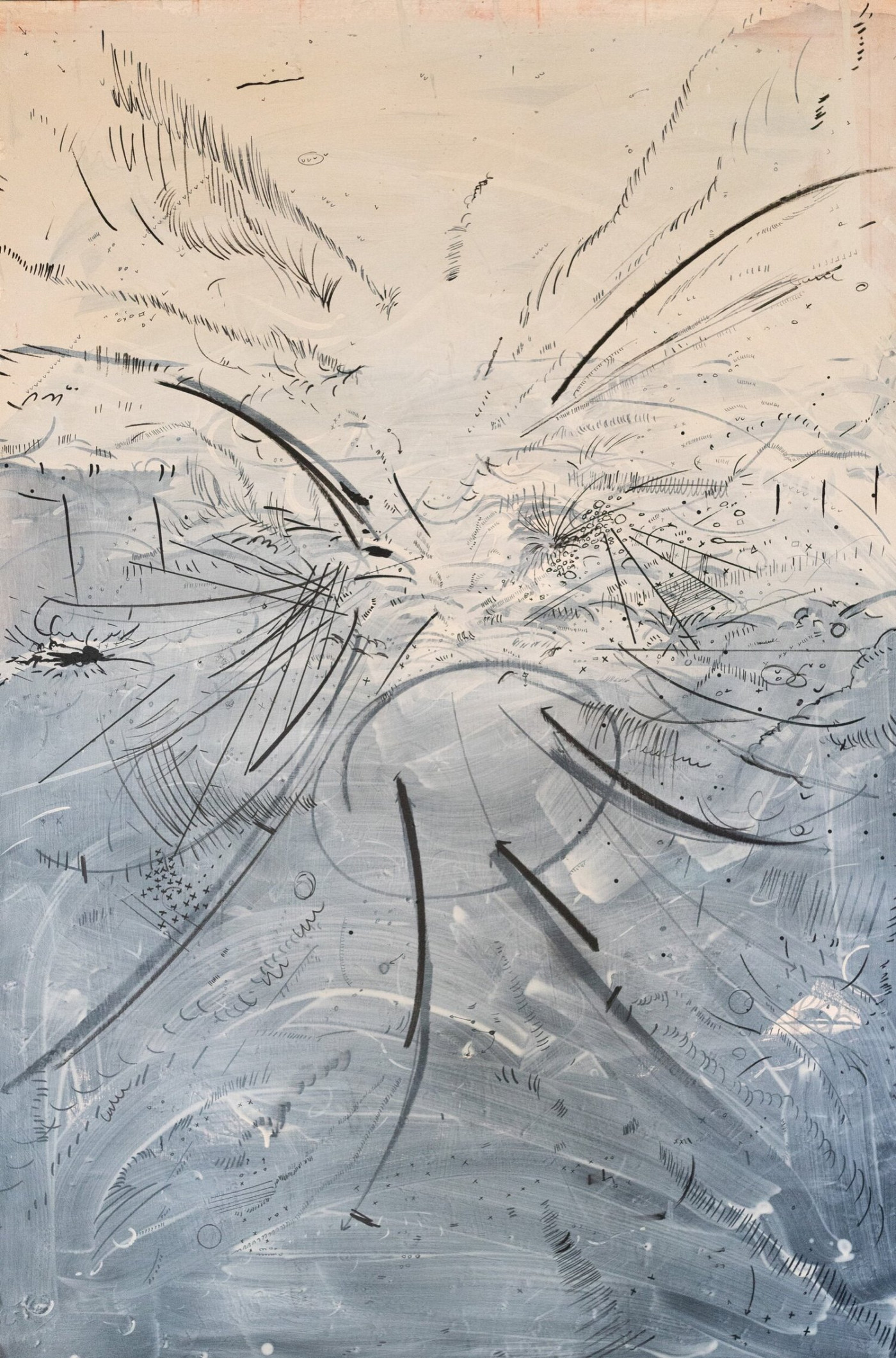 Test #1, Jason Gouliard, 2020, Acrylic on canvas, 36”x48”