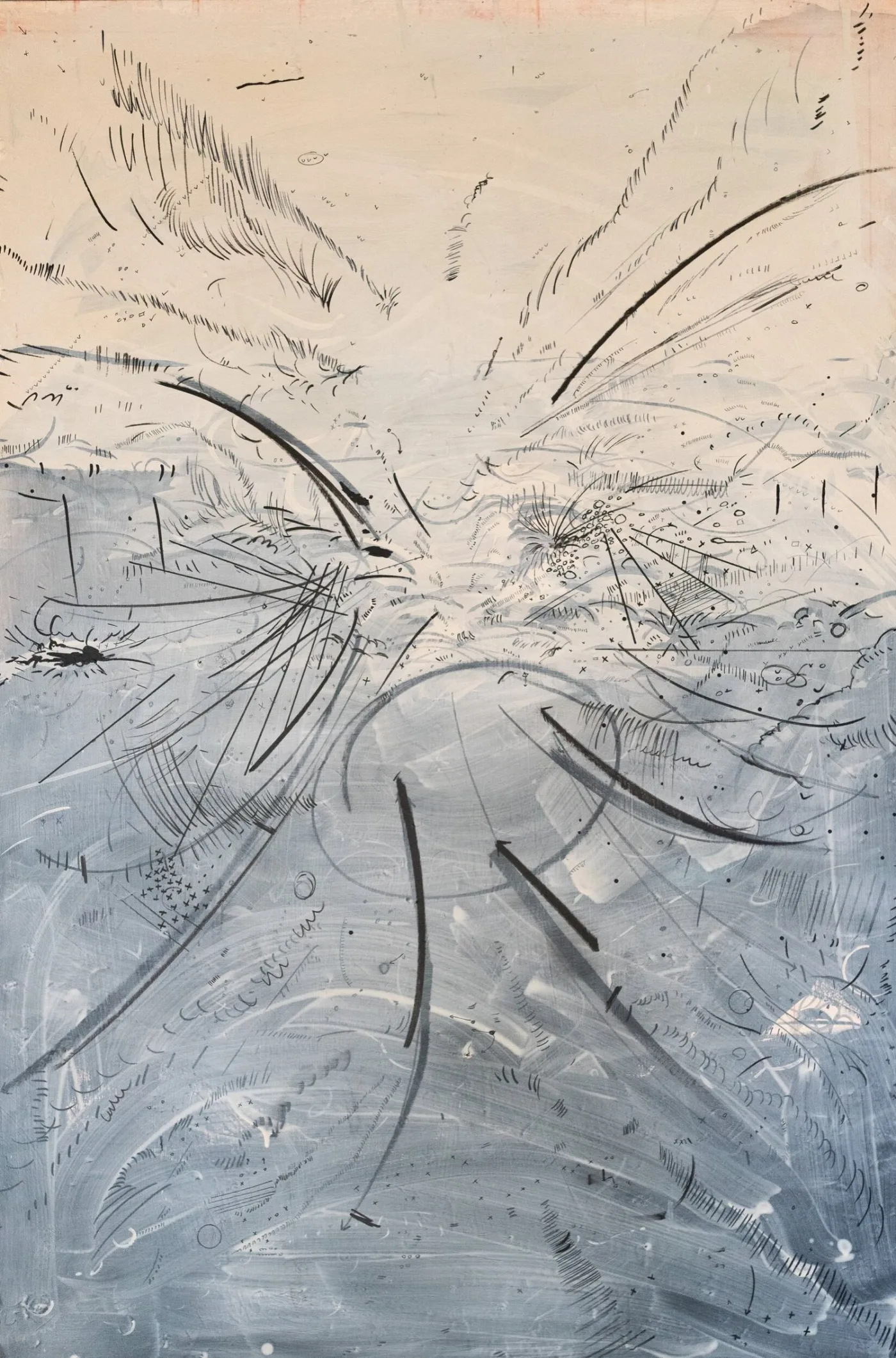 Test #1, Jason Gouliard, 2020, Acrylic on canvas, 36”x48”