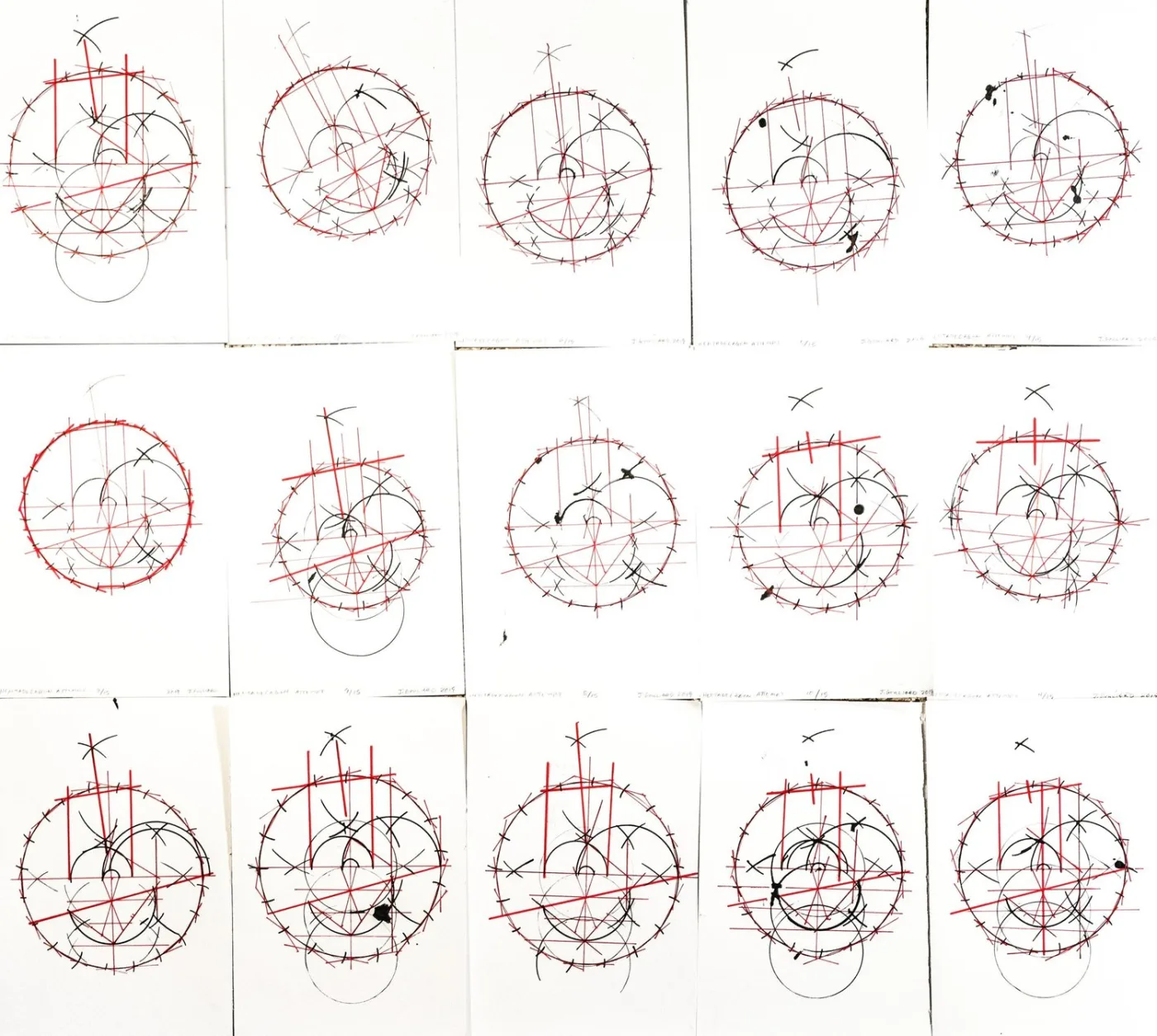 <b>Jason Gouliard</b></br><i>Drawing 19</i></br>2020</br>ink on paper</br>12” x 9”