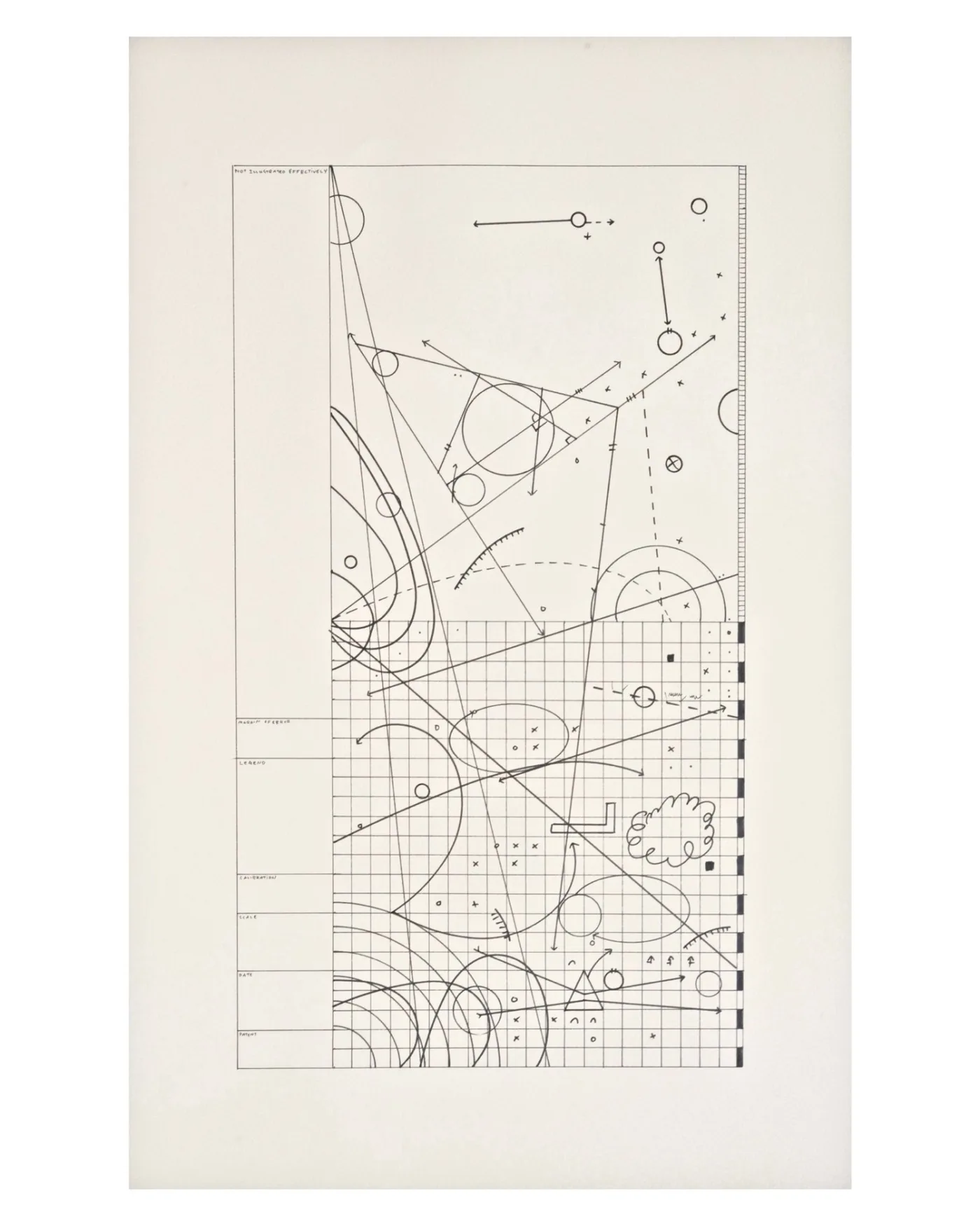 <b>Jason Gouliard</b></br><i>Drawing 20</i></br>2020</br>ink on paper</br>36” x 24”