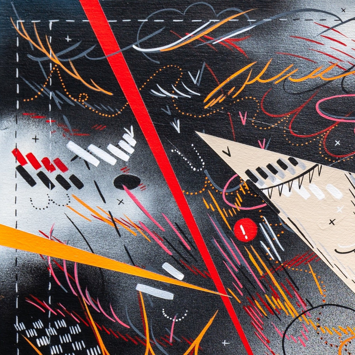 The Only Pieces That Survived the Blast Against Which Could Be Seen the Glow of the Fair