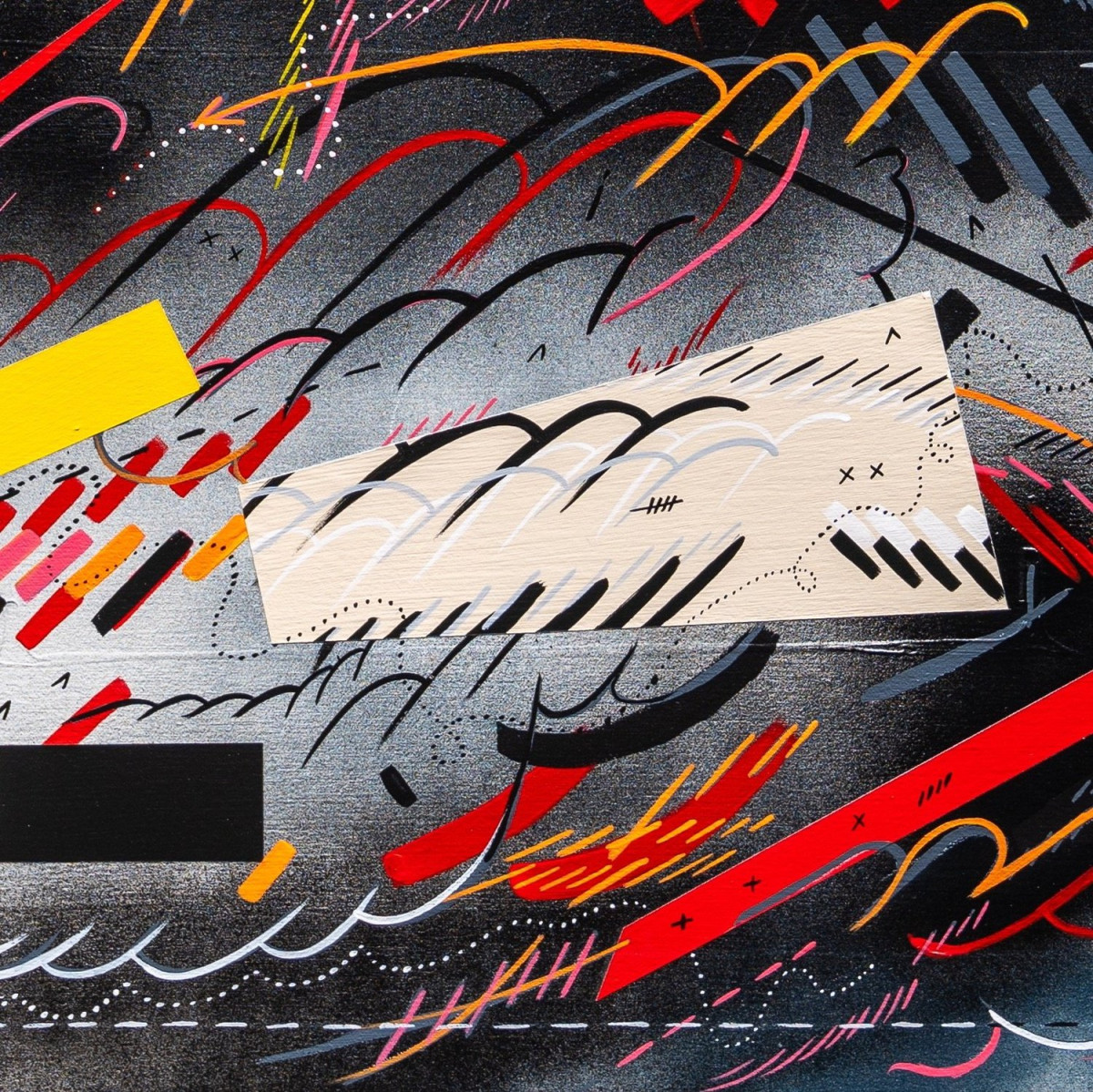 The Only Pieces That Survived the Blast Against Which Could Be Seen the Glow of the Fair