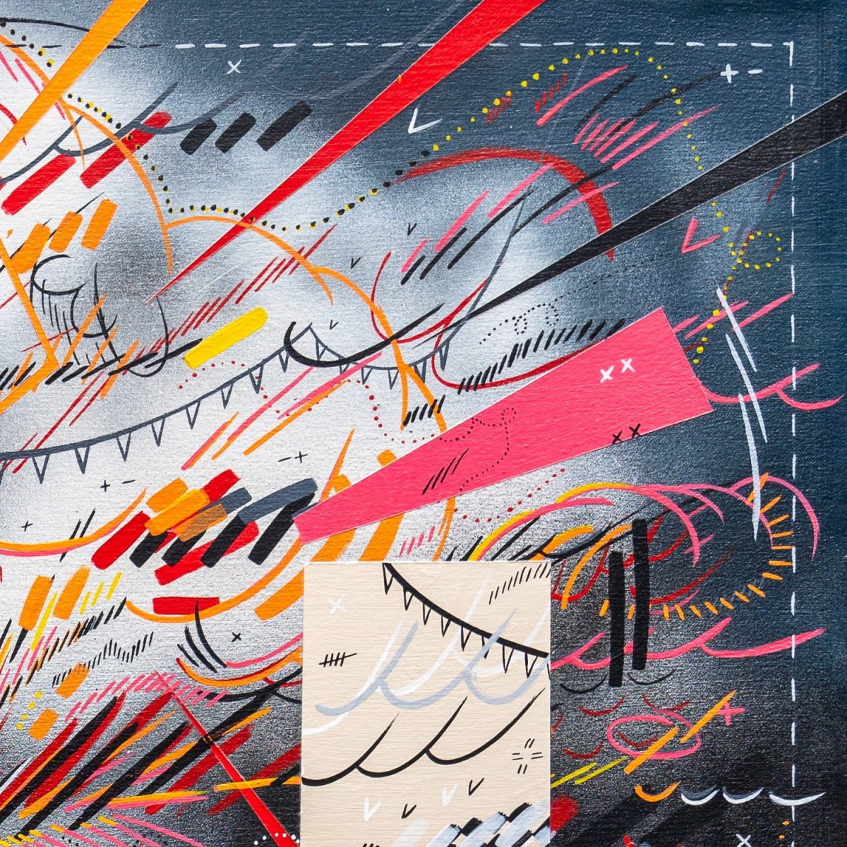 The Only Pieces That Survived the Blast Against Which Could Be Seen the Glow of the Fair