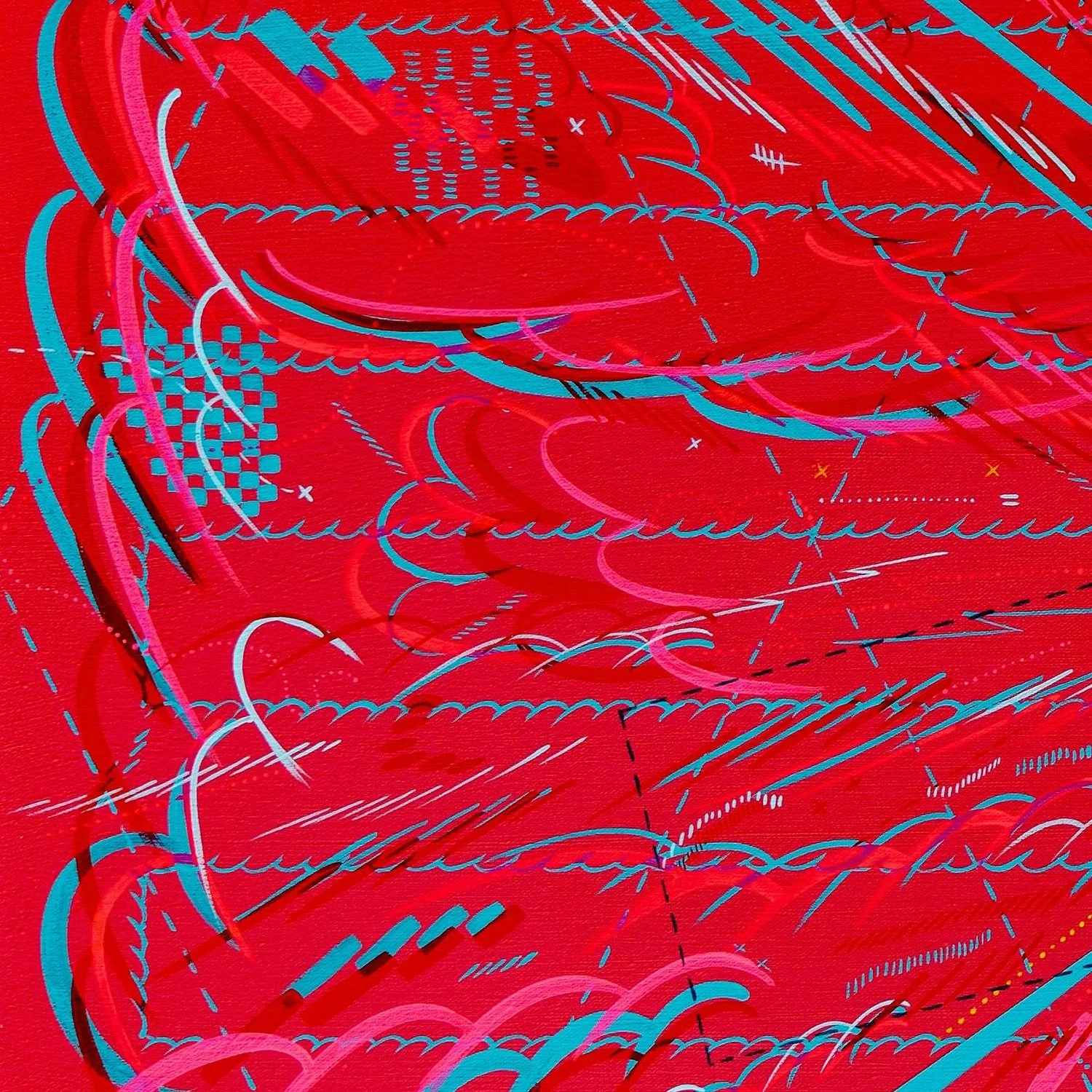 Unfinished Business First Finely Vaporized Then Becoming Whole Again: Number 49 — detail