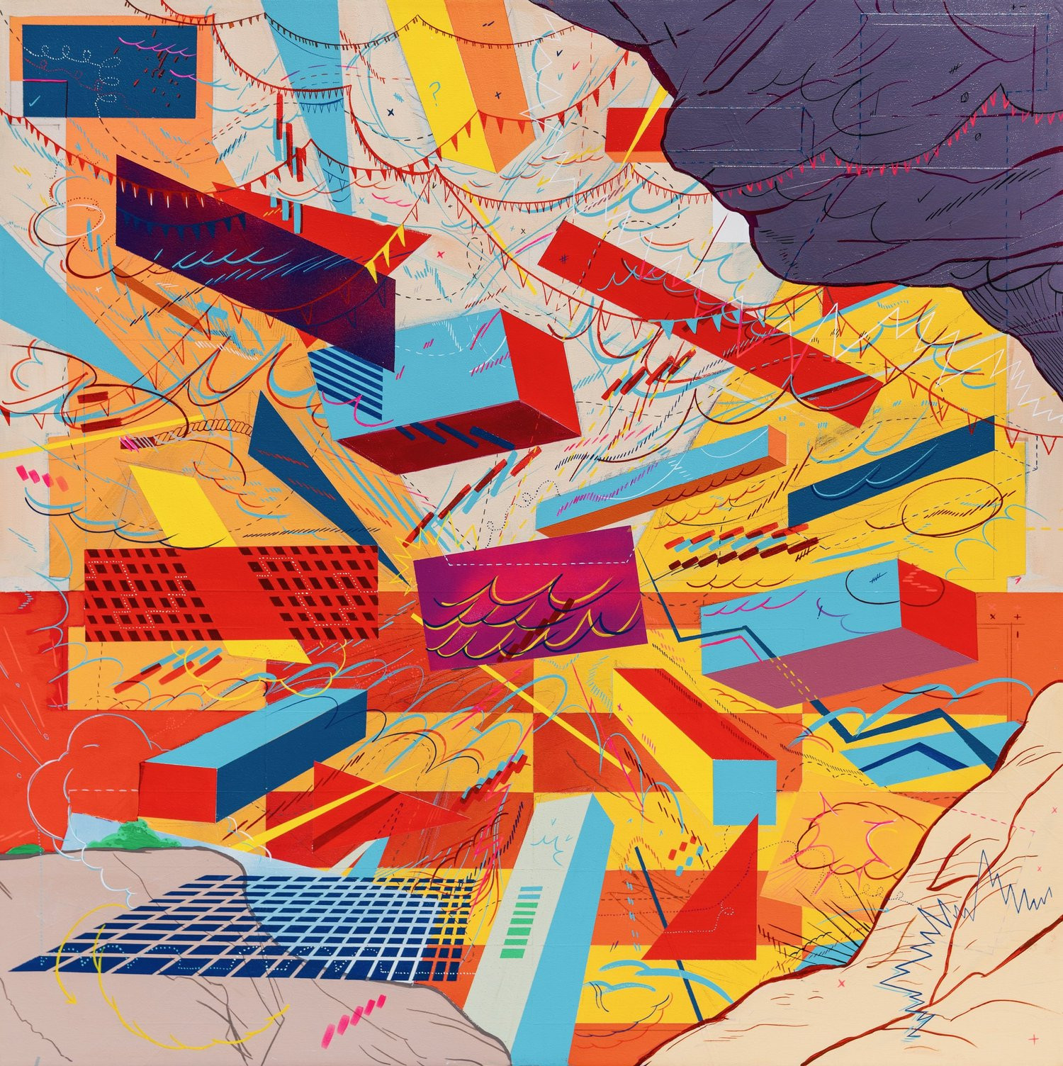 The Graceful Speed of a Mistake Too Significant to Undo: Number 69 — detail