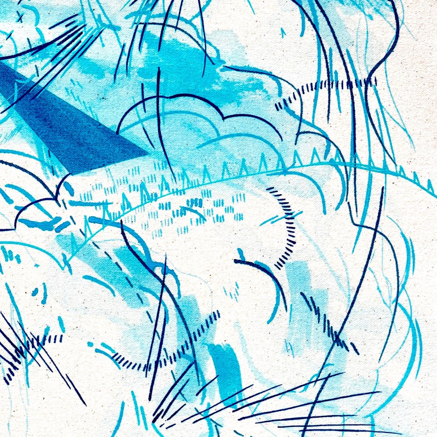 Another Moment When the Sky Disobeyed Established Rules of Perspective: Number 70 — detail