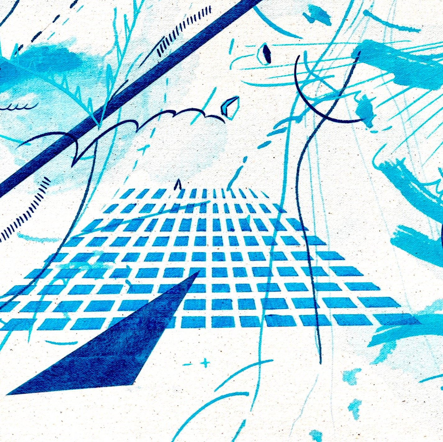 Another Moment When the Sky Disobeyed Established Rules of Perspective: Number 70 — detail