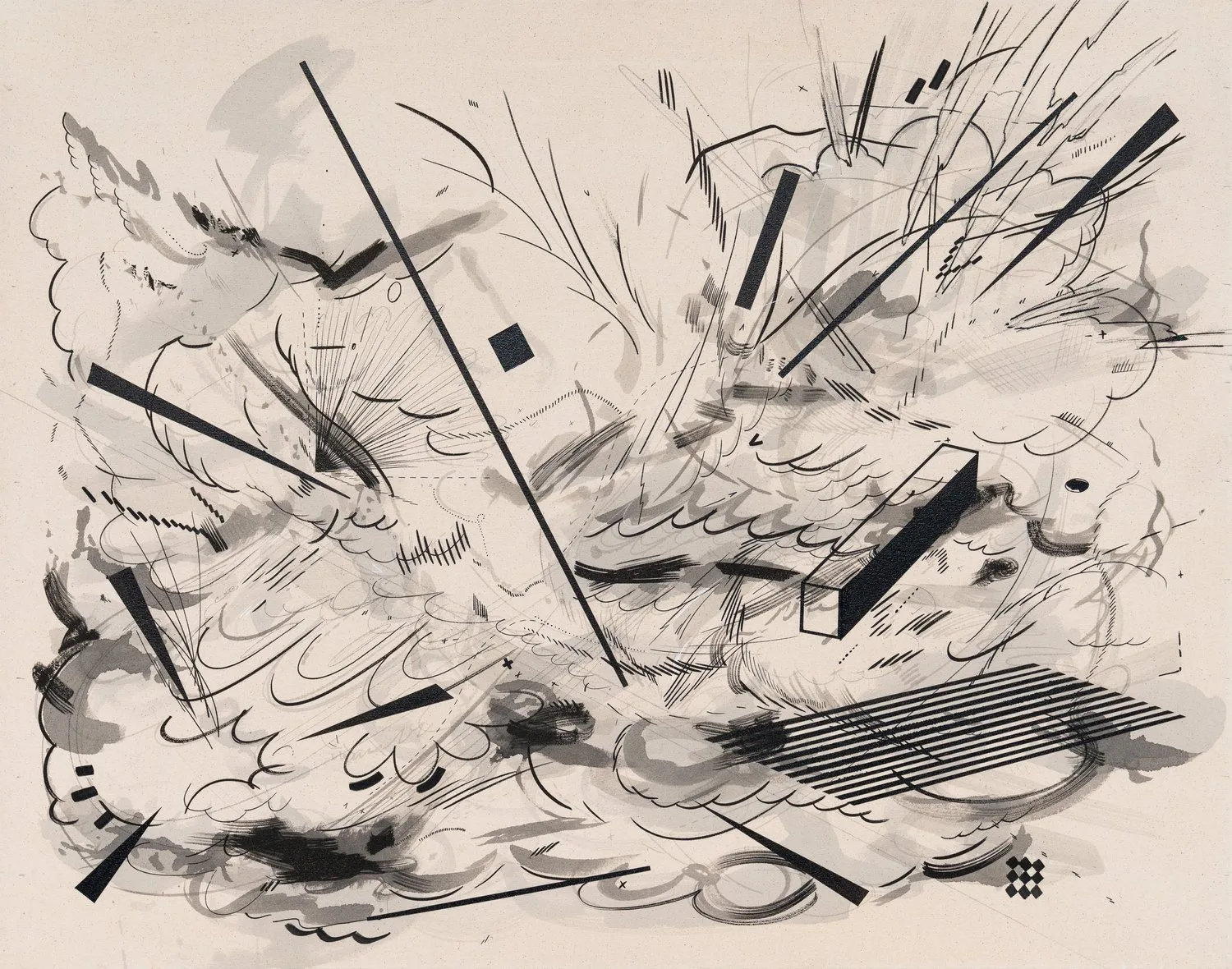 Hidden Transparencies Through Which Strange Landscapes Appeared Instantaneously: Number 76 — detail
