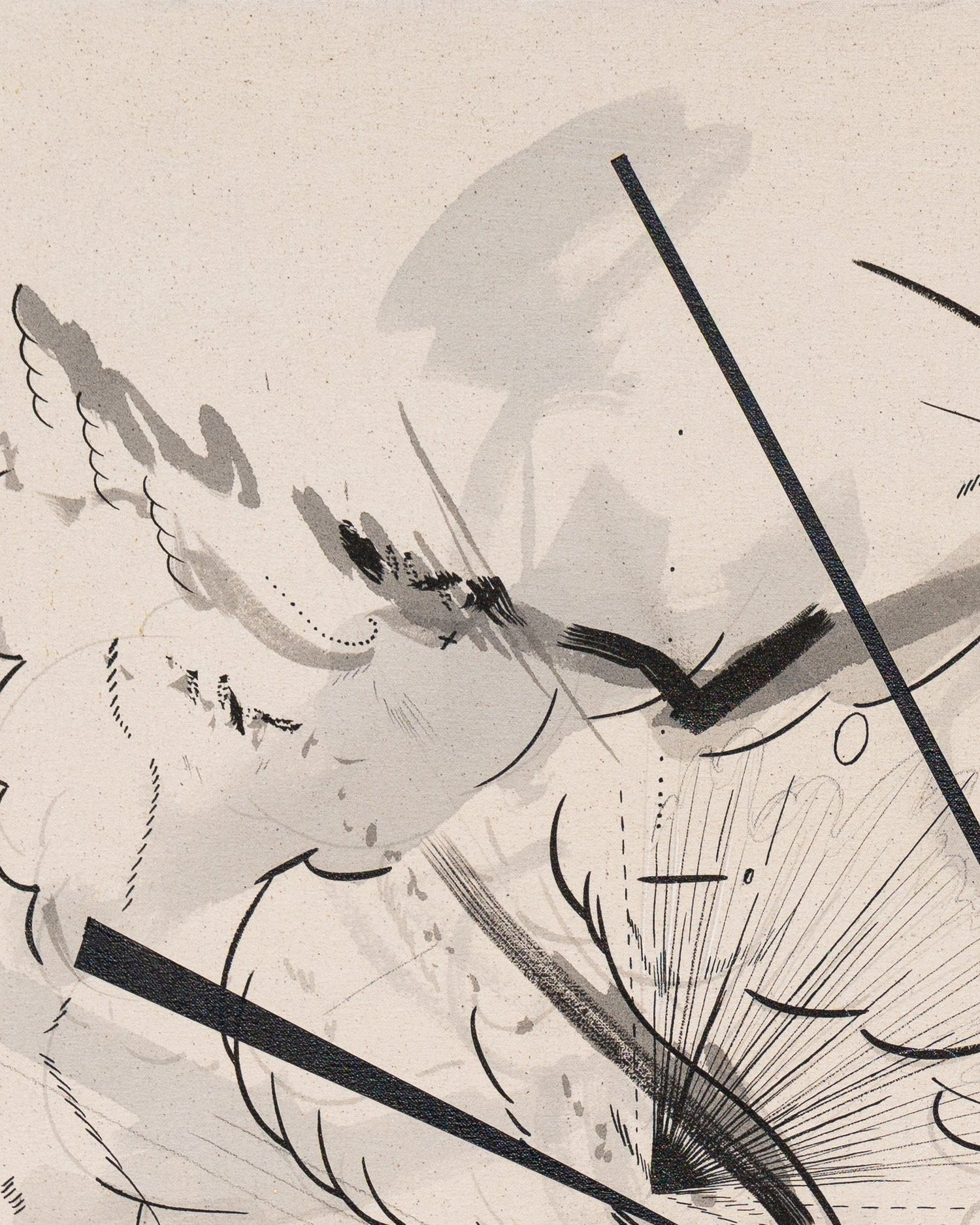 Hidden Transparencies Through Which Strange Landscapes Appeared Instantaneously: Number 76 — detail